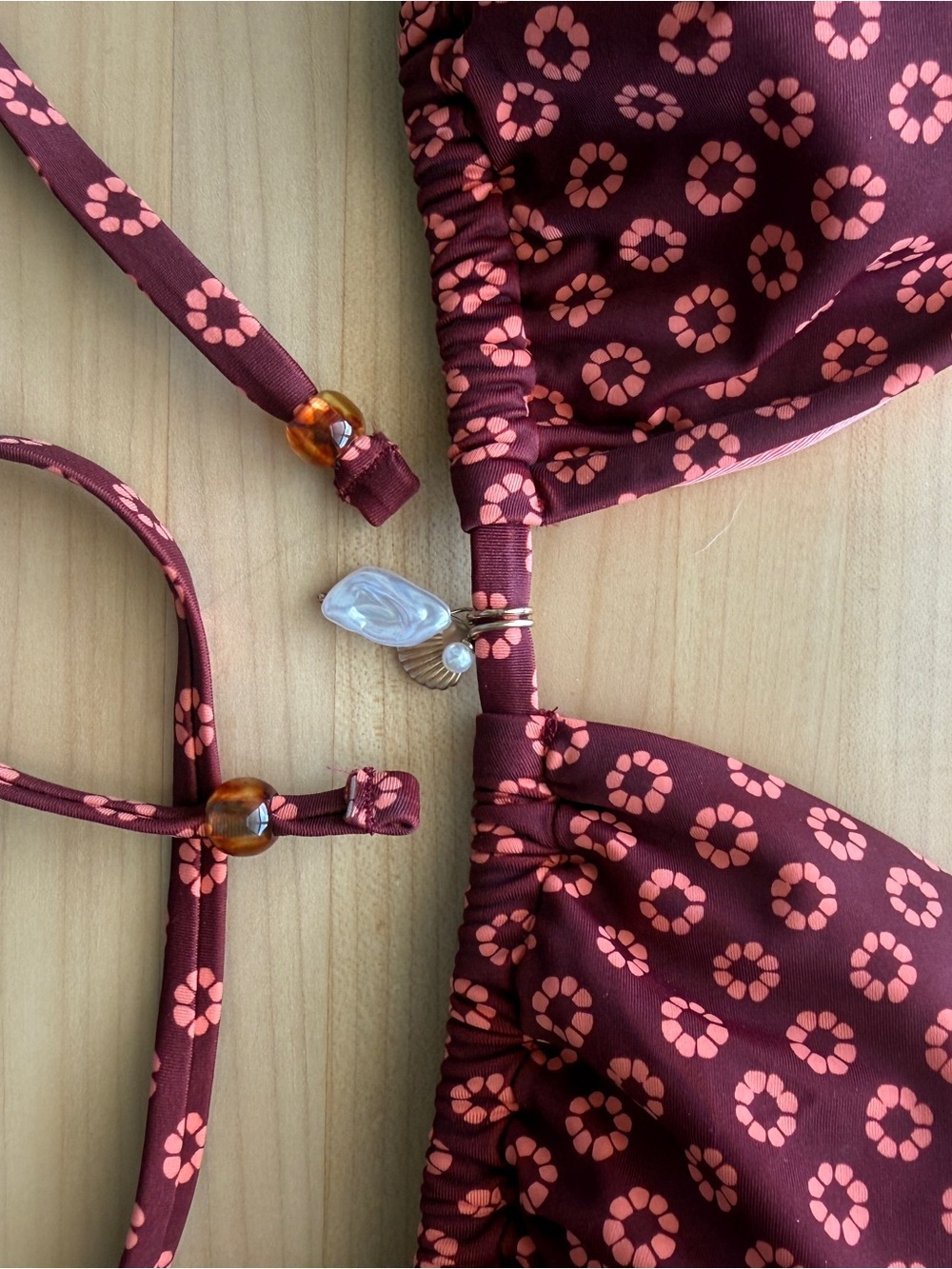 NWT Aerie Triangle Wide Strap Bikini Top - Picture 6 of 9